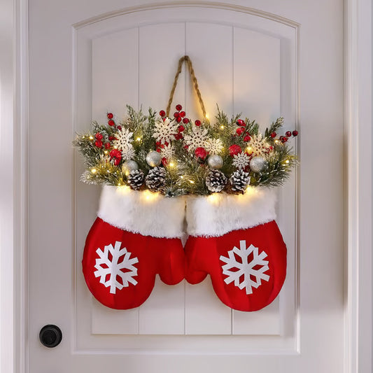 Christmas Gloves Wall Decor